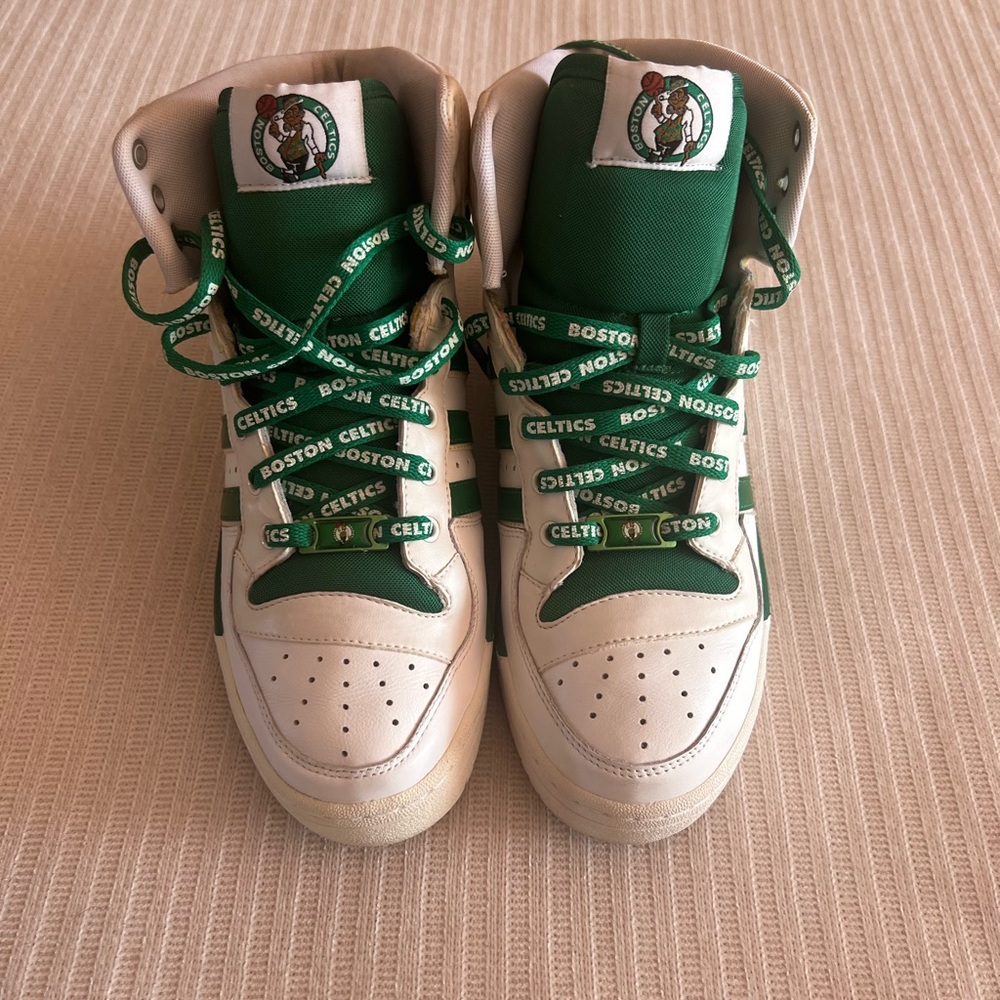 adidas Celtics High-Top Sneakers - Green and White 2012* NWOT* - Picture 7 of 14